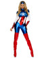 Женский костюм Капитан Америка, HC1579, размеры XS, S, M, L, XL