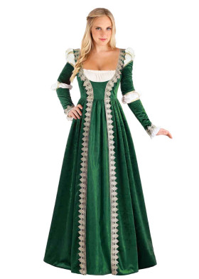 Костюм Королевы изумрудный