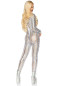 Серебряный комбинезон, HC1703, размеры S, M, L, XL