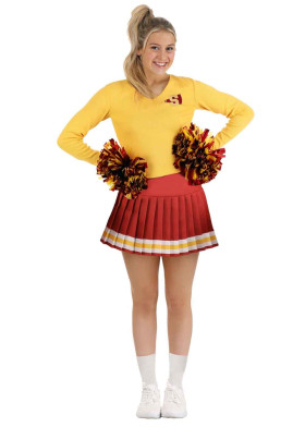 Желтый костюм болельщицы
