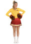 Желтый костюм болельщицы, HC1761, размеры XS, S, M, L, XL