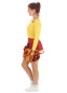 Желтый костюм болельщицы, HC1761, размеры XS, S, M, L, XL