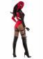 Дэдпул костюм женский, HC1777, размеры S, M, L, XL