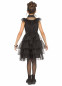 Черное платье Уэнздей, HC1778, размеры 7-8 лет, 9-10 лет, 11-12 лет, 13-14 лет, 15-16 лет