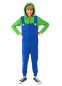 Луиджи кигуруми, HC1817, размеры 3-4 года, 5-6 лет, 7-8 лет, 9-10 лет, 11-12 лет, 13-14 лет, 15-16 лет