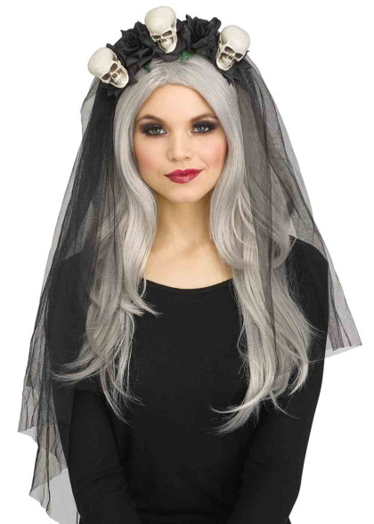 Пов'язка на голову з черепами