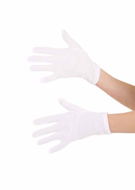 Белые костюмные перчатки