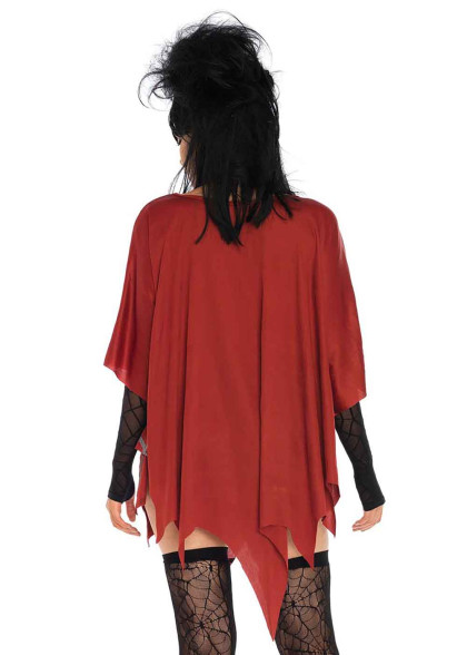 Паутина блестящее пончо