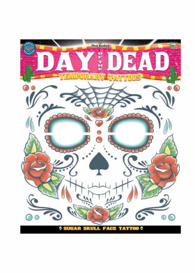 Тату Череп на лице