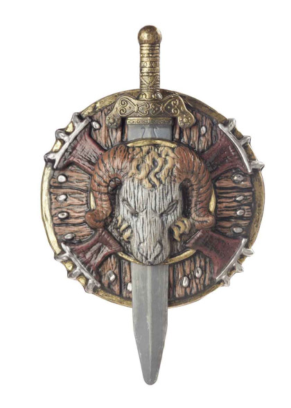 Варварський щит меч