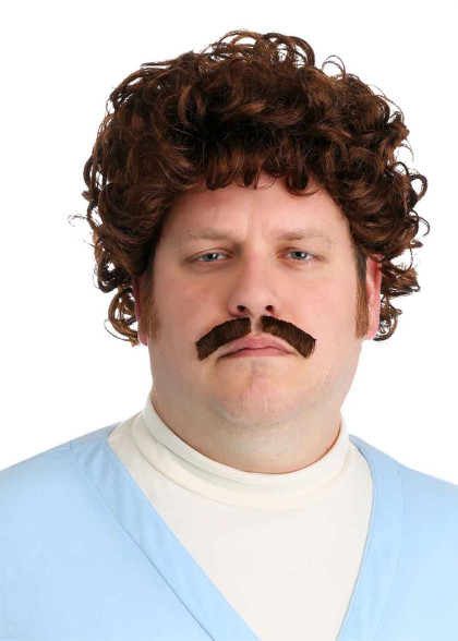 Кудряві перука та вуса