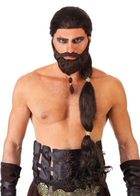 Парик и борода воина