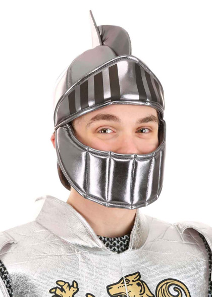 Срібний лицар шолом