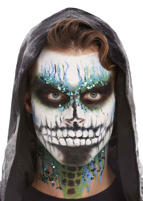 Скелет с блестками