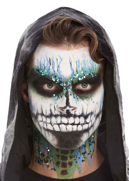 Скелет з блискітками