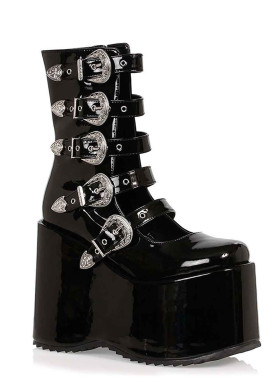 Сапоги на высокой платформе