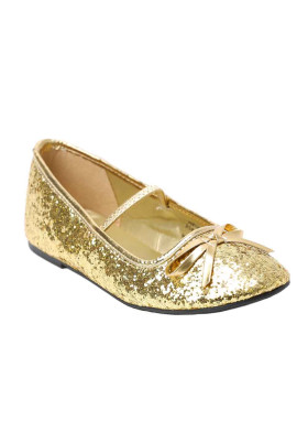 Золотые балетки