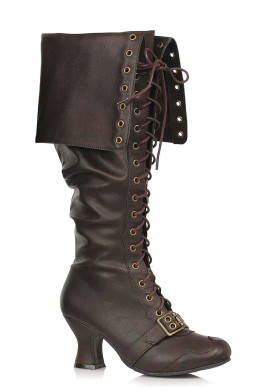 Сапоги на шнуровке пиратские