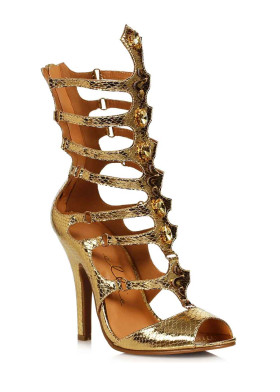 Сандалии гладиаторы на каблуке