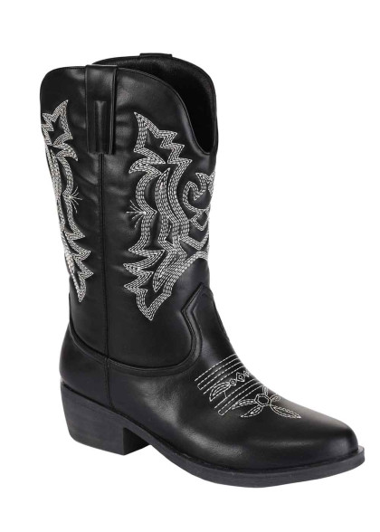 Чорні Ковбойські чоботи