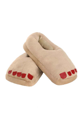 Плюшевые тапочки