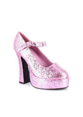 Розовые туфли на платформе