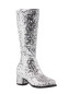 Чоботи срібні, HC3480, розміри 28, 29, 30, 31, 32, 33, 34, 35, 36