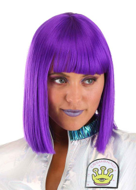 Фиолетовый парик
