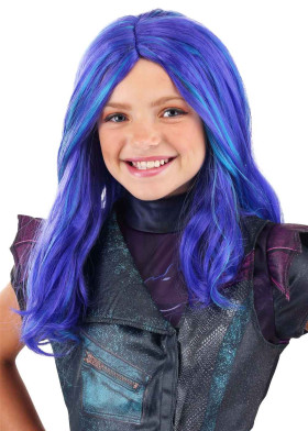 Синий парик детский