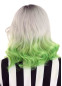 Серо зеленый парик, HC3536