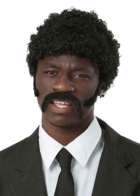 Парик и усы кудри