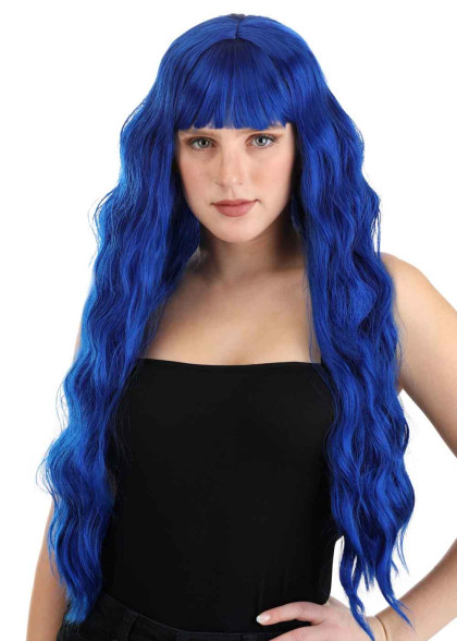 Перука синя
