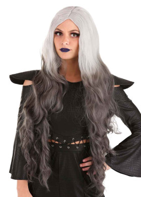 Бело-серый парик