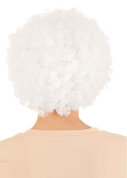 Біла-афро перука