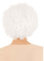 Белый афро парик, HC3612