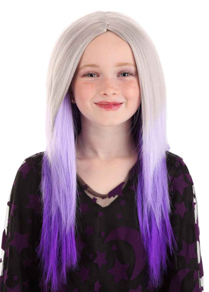 Дитяча фіолетова перука