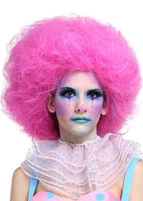 Розовый парик Клоуна