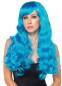 Неоновый синий парик, HC3664