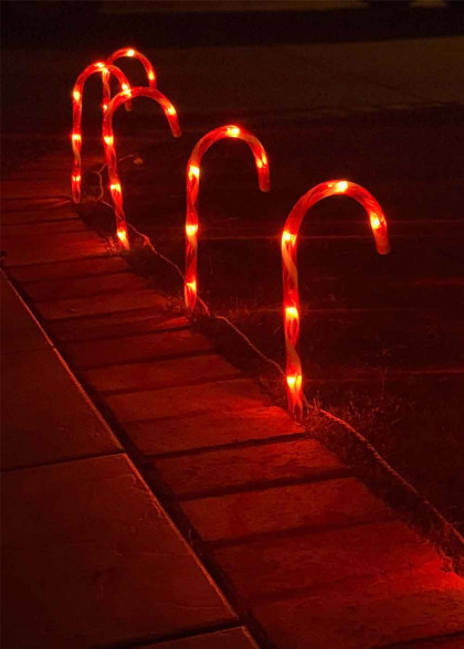 Гірлянда цукеркова тростина