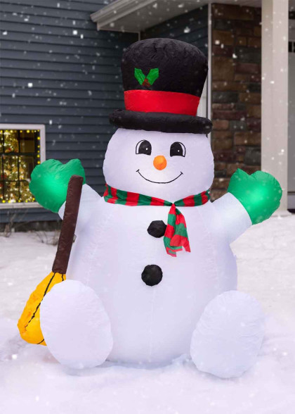 Декорація Сніговик надувний