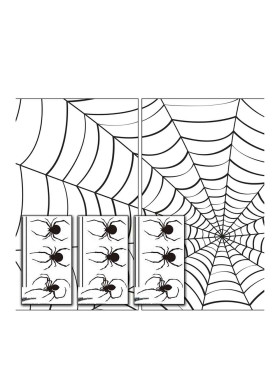 Украшение на окна Паутина