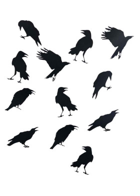 Наклейки Вороны