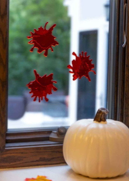 Бризги крові наліпки на вікно