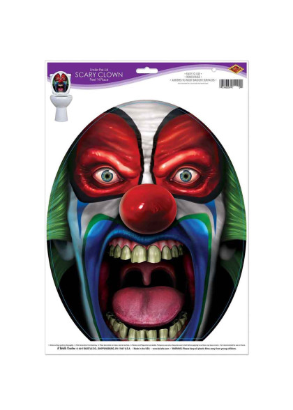 Клоун Наліпка на туалет