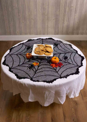 Паутина скатерть на Хэллоуин