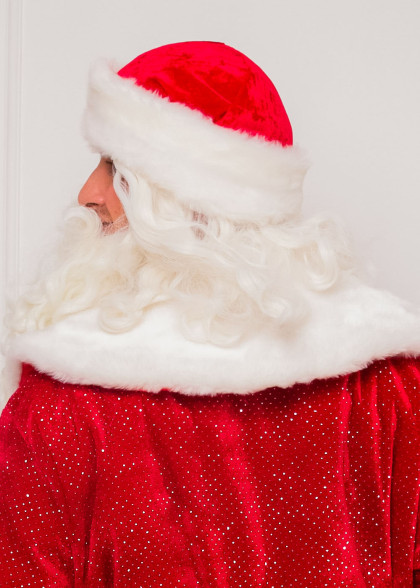 Шапка Діда Мороза червона
