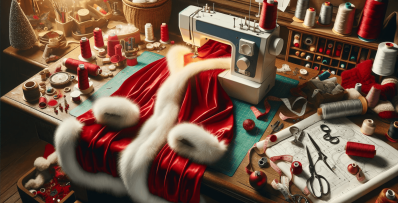 Як робиться костюм Санта Клауса "Економ"