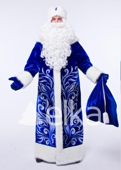 Костюм Деда Мороза Восток синий