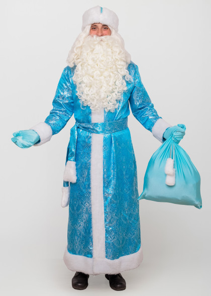 Костюм Деда Мороза Троицкий небесный
