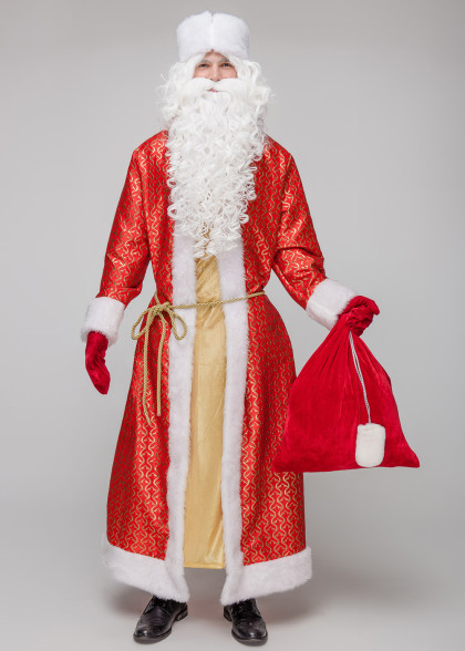 Костюм Деда Мороза Самсон красный